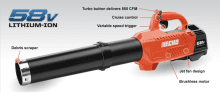 Echo CPLB-58V2AH Cordless Blower with 2AH Battery & Charger