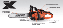 Echo Rear Handle Chainsaw CS2511P-12